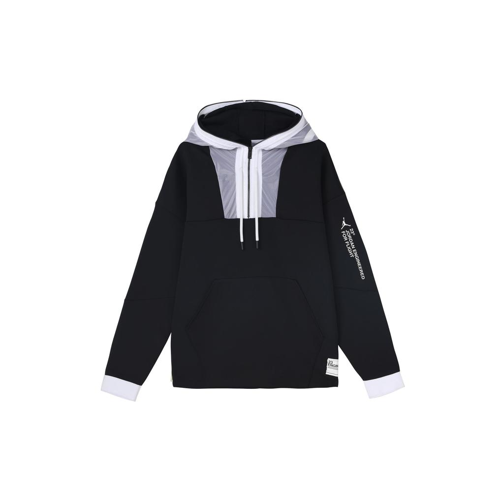 Jordan Engineered 1/2 Zip Hoodie Black AT9780-010