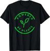 Powered Plants Vegetarier Nach Veganer Ernährung T-Shirts Y2k Mode T-Shirts Lustig Vintage Sommer Grafikdruck Oberteile Geburtstagsgeschenk Unisex
