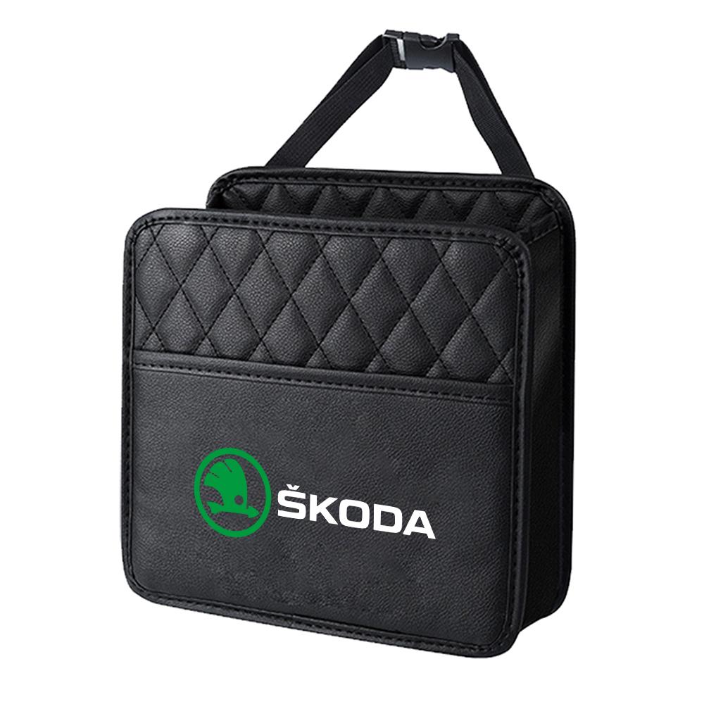 Autositz-Rücken-Organizer Hängende Auto-Rücksitz-Aufbewahrungstasche für Skoda Octavia Rapid Fabia 1 2 VII S Kodiaq Kamiq Scala Superb VRS