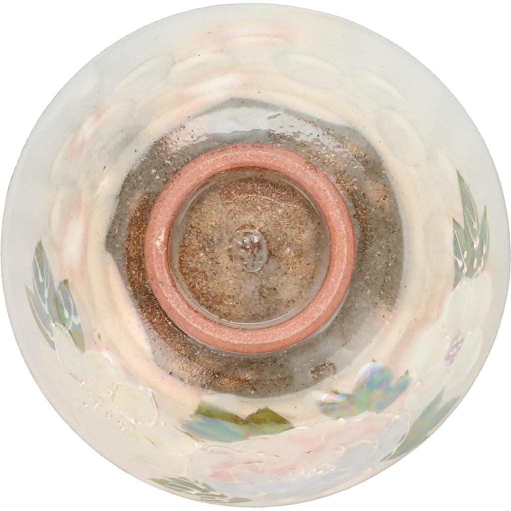 Kyoyaki, Kiyomizu-yaki, Shunzan Kiln, Tea Bowl/Rice Bowl, Approx. 12 X 6 Cm, Luster Flower Pattern, Made In Japan, Product Number 276072