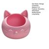 3D Printed Cat Head Pen Holder, Cute Desktop Storage Container, Wide Mouth Sundries Container for Keys Pens Makeup Brush Bracelets Rings
