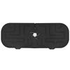 Faucet Handle Drip Catcher Tray Durable Silicone Sink Faucet Mat for Kitchen Bathroom Apartment Hotel Black