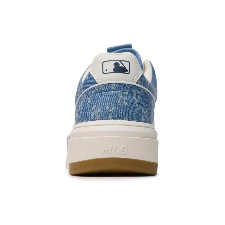 MLB Chunky Liner 24SS Naked Eye 3D Vintage Floral Trendige Dicke Sohle Bequeme Low-Top-Sneaker Unisex-Sneaker Hellblau 3ASXCLD4N-50BLS