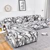 Chaiselongue-Sofabezug in L-Form, 2 Stück erforderlich, Stretch-Sofabezug, universeller Stretch-Ecksofabezug, Schnittschutz