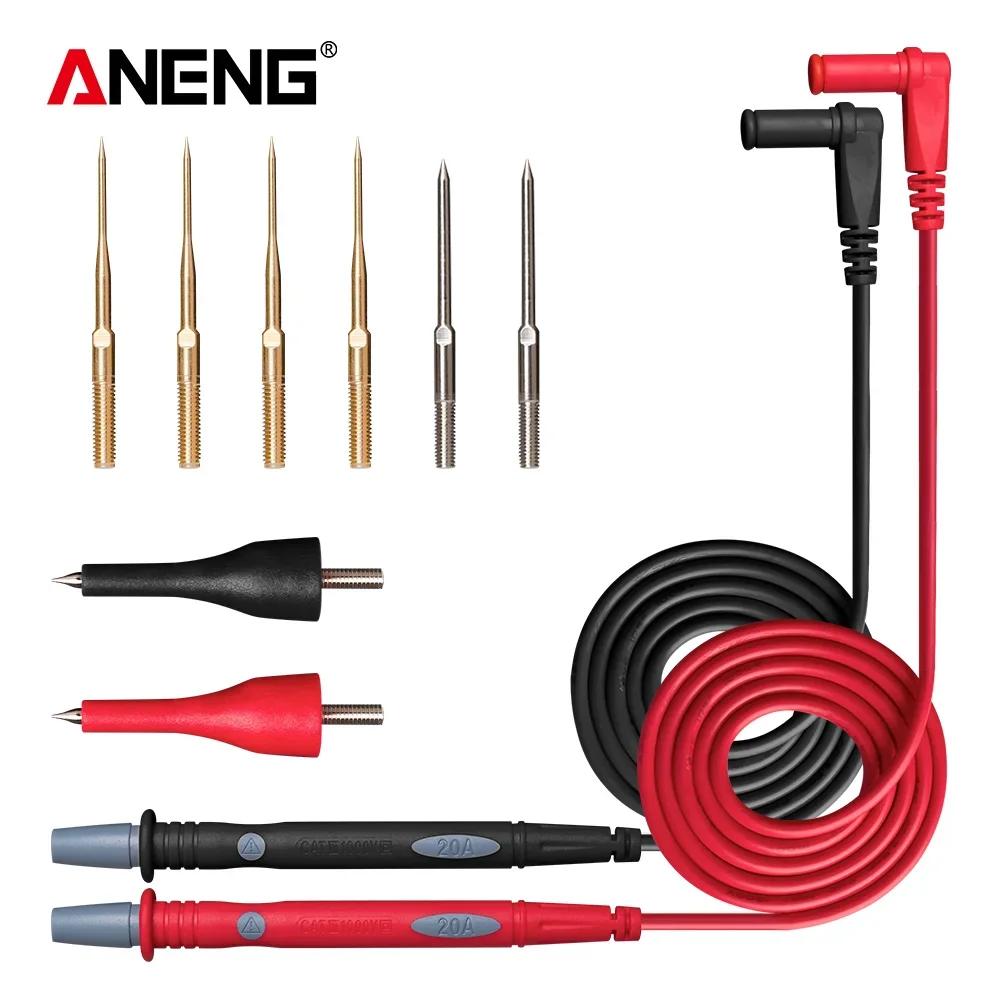 Multifunctional Digital Multimeter Test Leads 1000V 20A ANENG PT1010 Wire Pen Cable Probe for Needle Point Tip Portable Multi Meter Tester Lead Probe PT1010