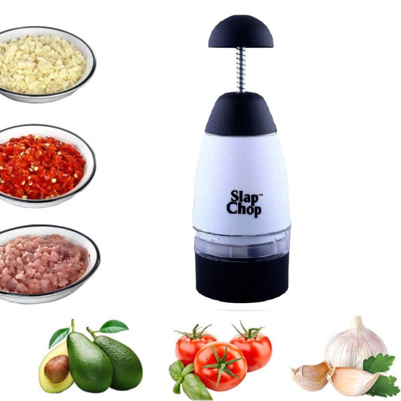Multi-functional Slap Chop Onion Chopper And Garlic Peeler With Ergonomic Design