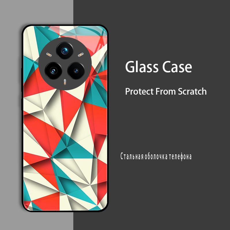 For Realme 14 Pro Plus Case Cover Tempered Glass Case Hard Coque Bumper For Realme 14X 13 Plus 12 Pro Plus GT7 Pro Protect Case