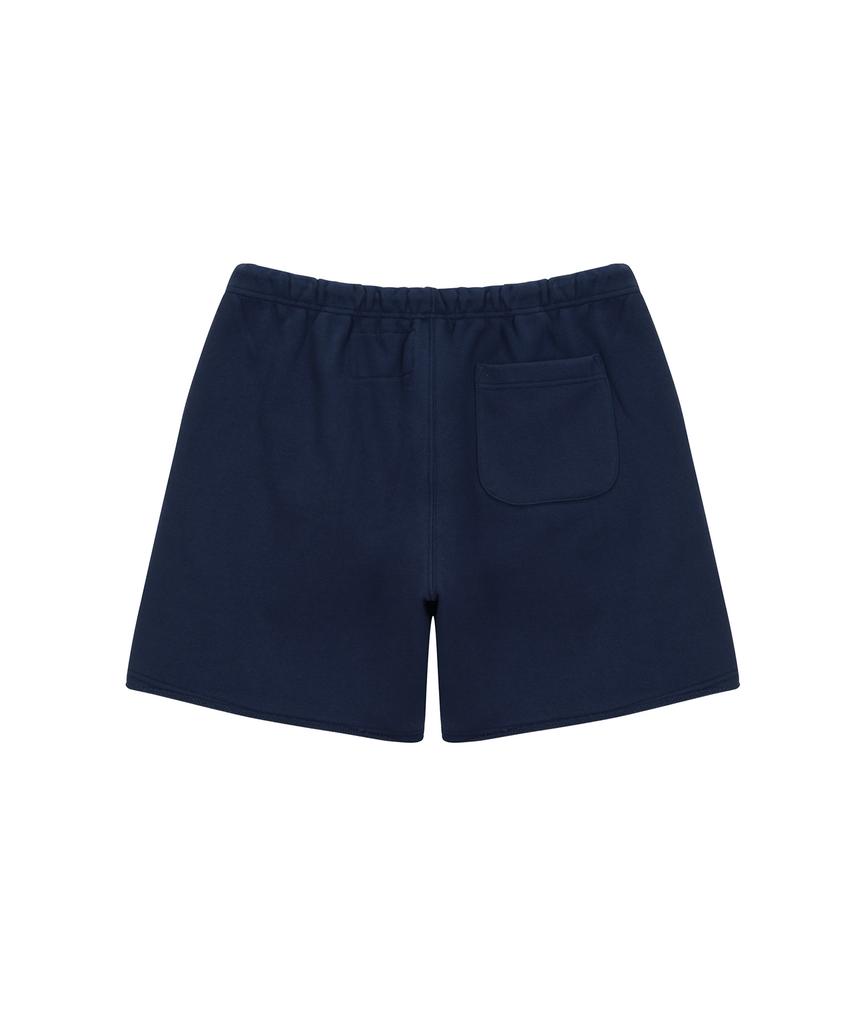 Matile Basic Logo Short Sweat Pants / Navy