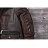 Chinese Size Vintage Genuine Leather Jacket Men Real Cowhide Air Force Flight Suit A2 Pilot Jacket Bomber Jacket