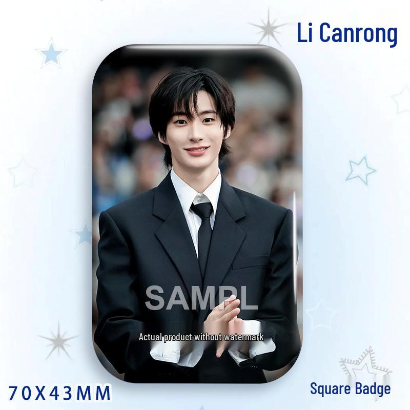 Anton Li Laser Square Star Idol Brooch & Pendant