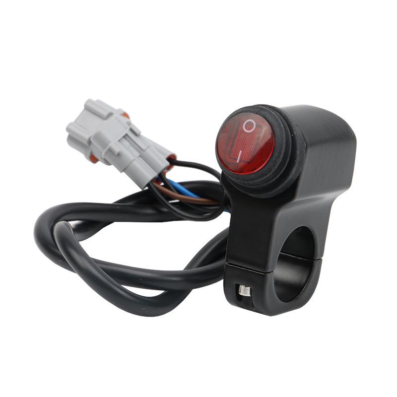 Waterproof Motorcycle Handlebar Light Source Switch for Qingfeng