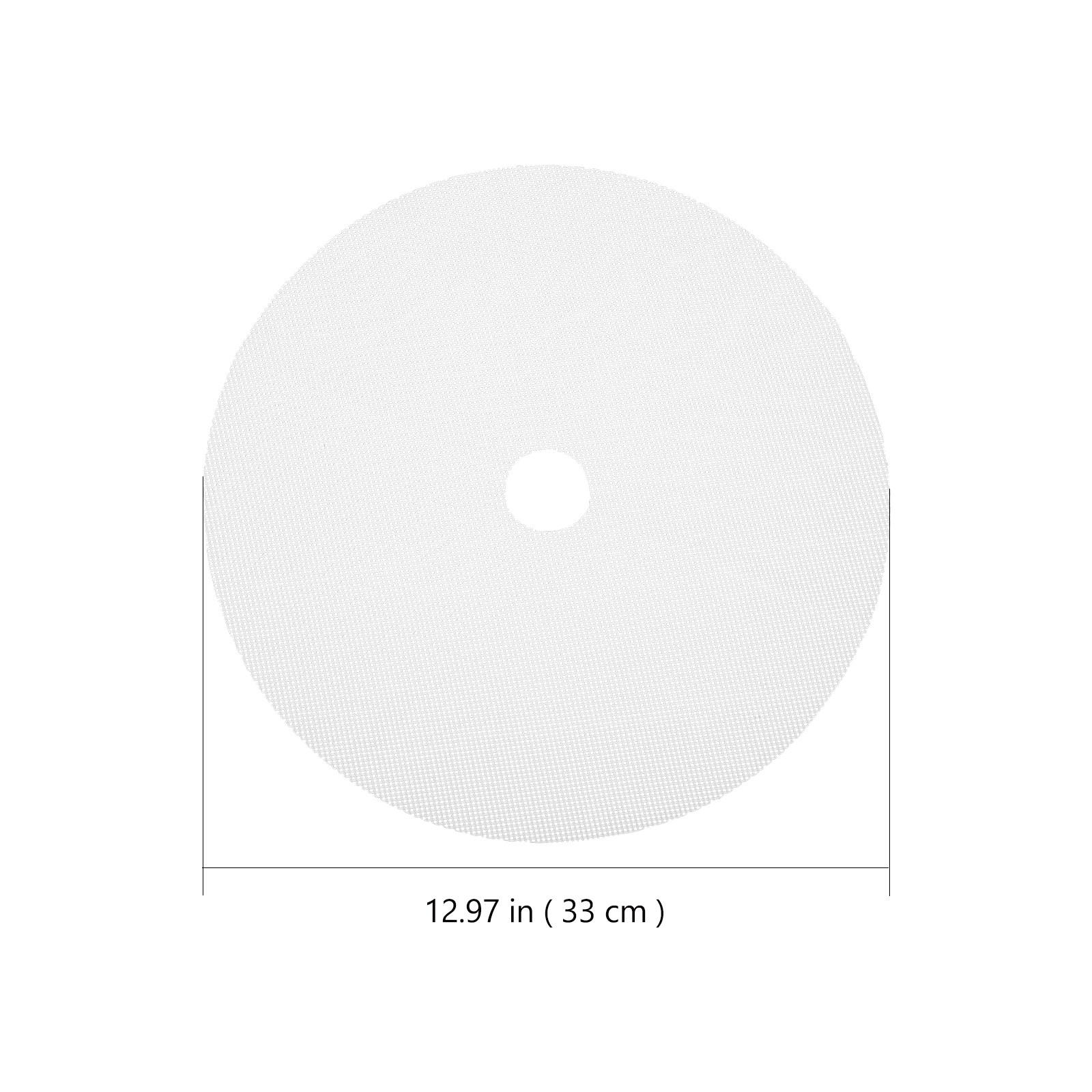 

3Pcs Silicone Dehydrator Round Sheets Reusable Nonstick Fruit Vegetable Jerky Dryer Mats Food Drying Liners Dehydrator Sheets
