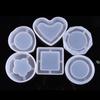 DIY Silicone Mold for Heart, Square, Rhombus, Round, and Plum Blossom Crystal Epoxy Ashtrays
