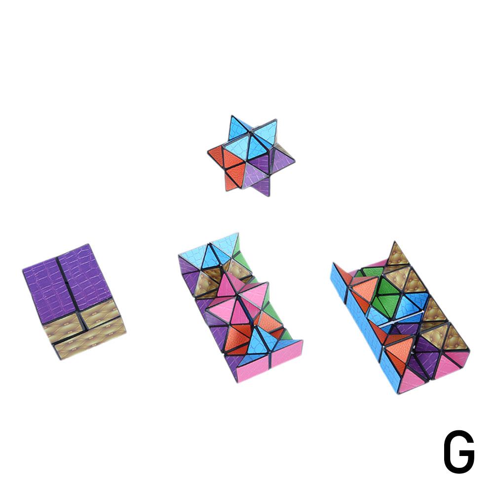 Creative Star Geometric Magnetic Cube Versatile Infinite Antistress Anxiety Desk Toy ABS material waterproof Magic Cube