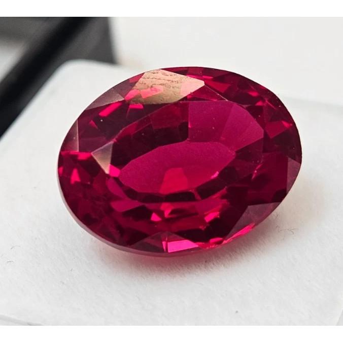 Certified Red Ruby Mozambique Oval Cut 12 Ct Fabulous Loose Gemstone
