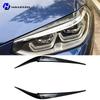 For BMW X3 X4 G01 G02 2018- Car front headlight decoration lamp eyebrow modification carbon fiber accessories external kit