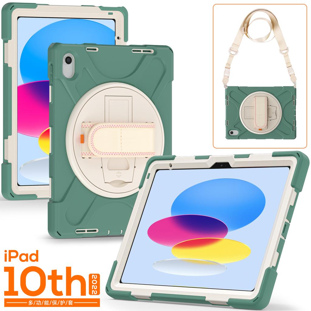 360 Rotating Stand Case Universal for IPad 2025 A16 11th 10.9 2022 10th Gen. A3354 A3355 A3356 A2757 A2777 A2696 Hybrid Cover