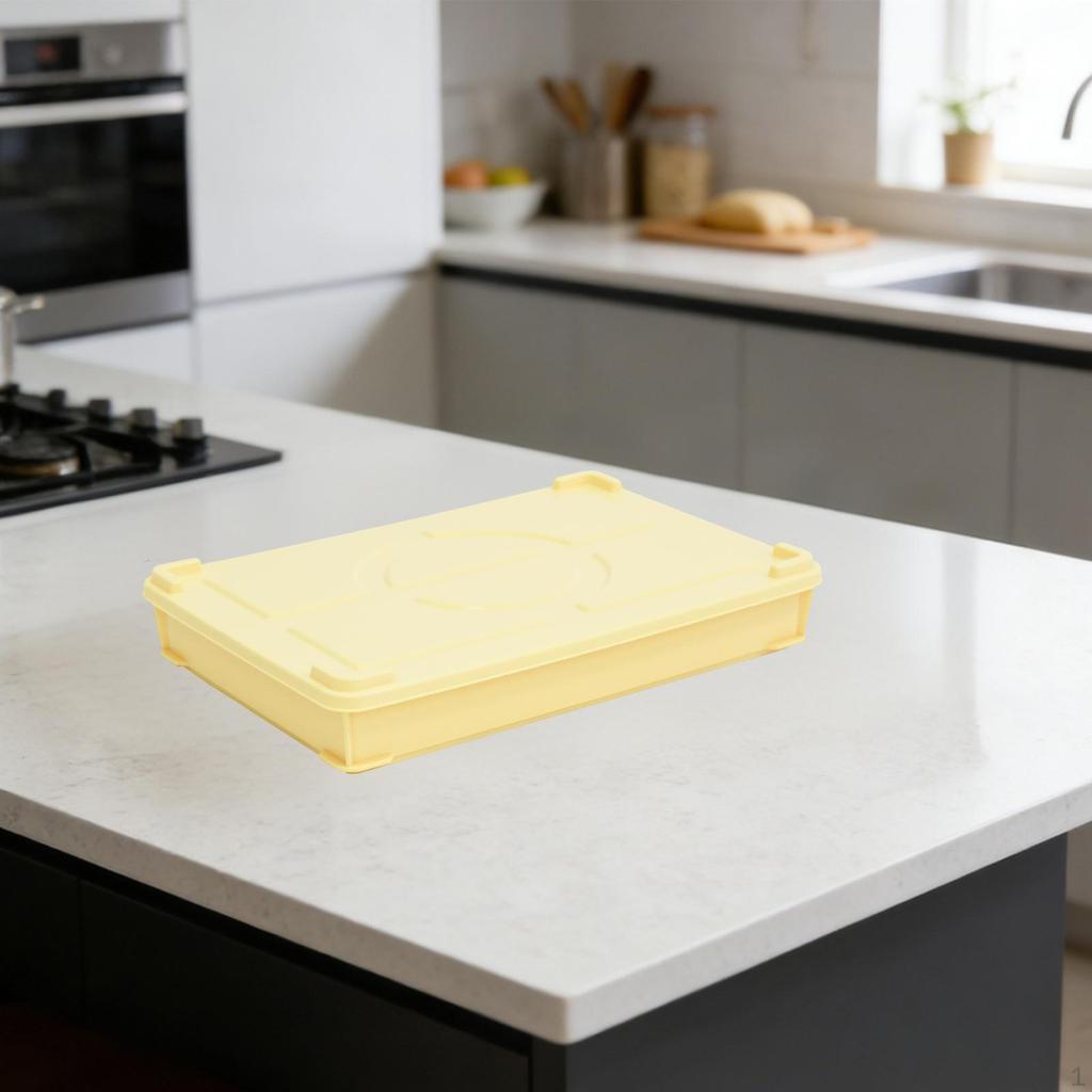 Fermentation Box for Storing Ingredients, Organizing Pizza , Bread, Stackable Container with Lid,