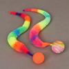 1pcs Magic Worm Cat Toys - Interactive Indoor Play Balls For Cats Durable Polyester Pet Toys