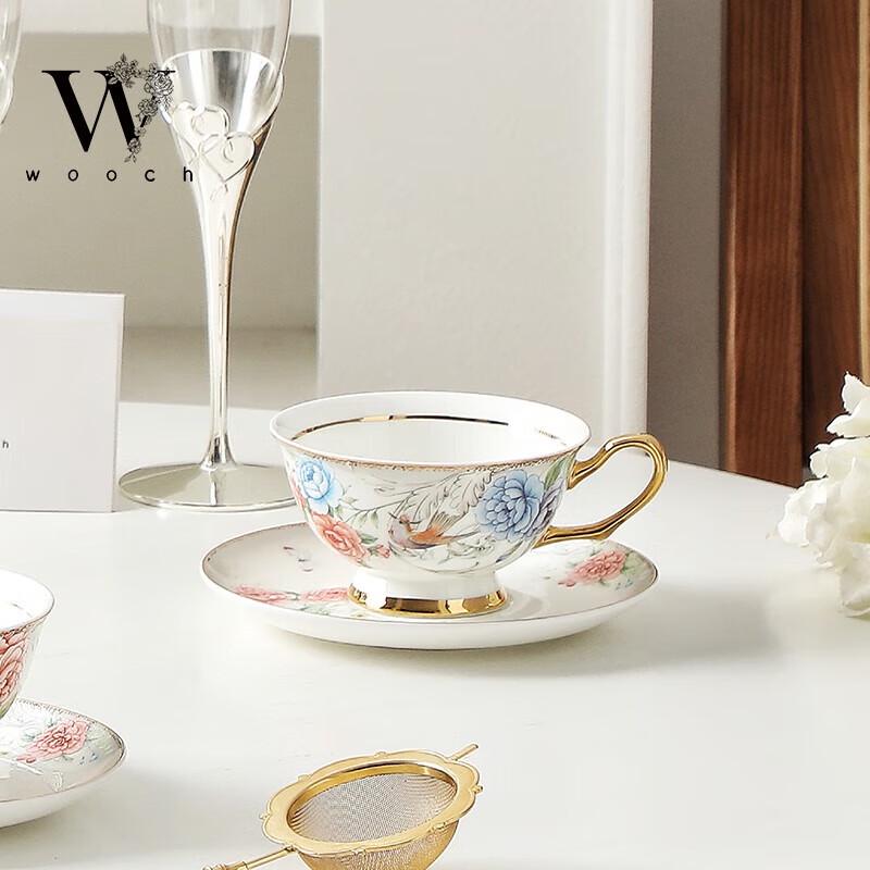 WOOCH Luxury Ceramic Cup & Saucer Gift Set