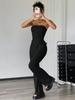 Sexy Streetwear Fashion Set Women's Spring Summer New Arrivals Off-Shoulder Top & Pants Two Piece Outfit