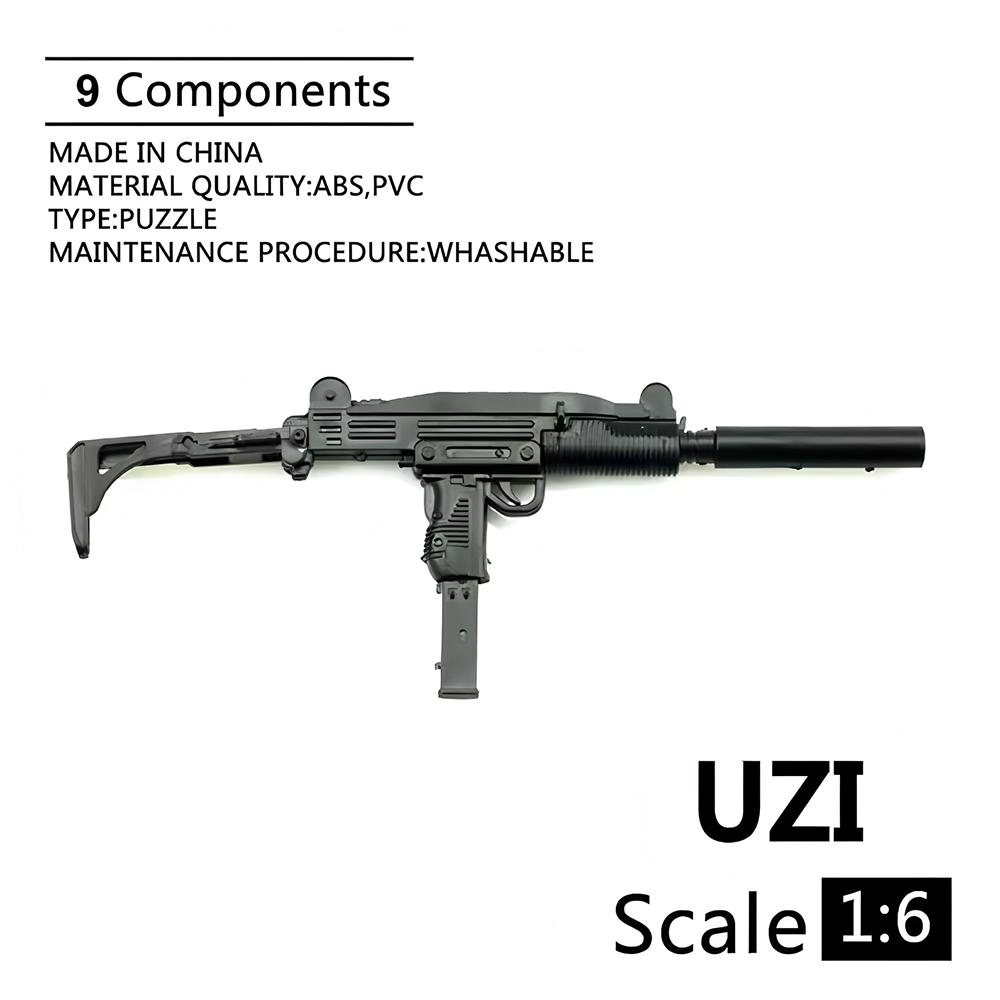 1/6 Scale US Army Military Weapon M82A1 Sniper Rifle M134 M14 M16 Police Soldier SWAT Action Figure Assemble Model Guns Toys