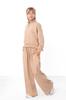 Girls Zip-Up Hoodie Sweatshirt with Hood and Wide-Leg Pants – Kids Casual Set Any season 6506-057 HC