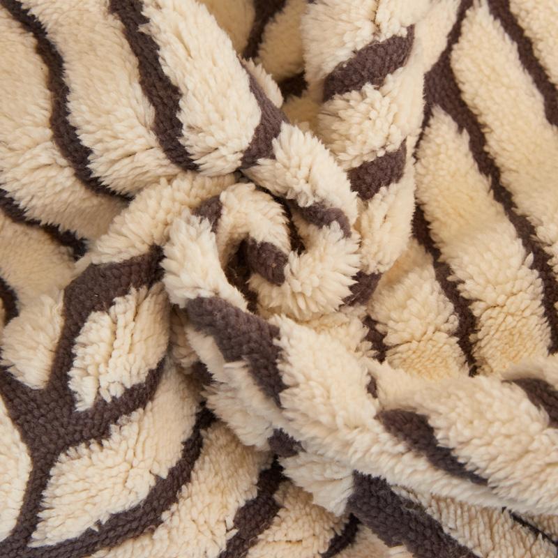 Grube pluszowe pokrowce na sofę, mata zimowa, ciepła, pluszowa, antypoślizgowa, liście, ręcznik żakardowy na sofę do salonu, wystrój domu