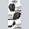 SANDA Watch Cool Trend Multifunctional Sports Waterproof Dual Display Electronic Watch