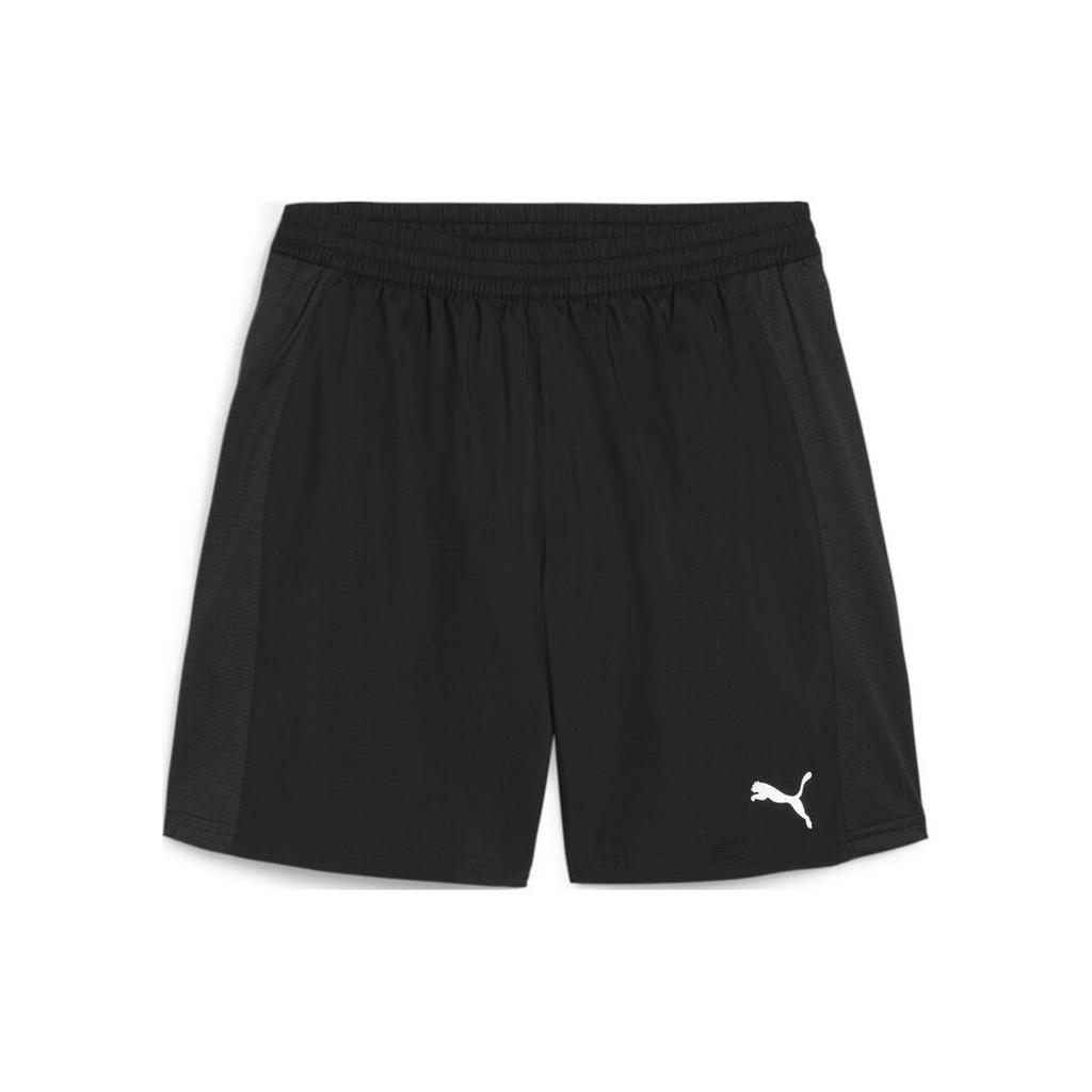 Puma Running Series Color Block Design Mid Rise Casual Shorts Men Shorts Black 525005-51