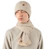 Foxfire Classic Wool Knit Scarf (5422326) in Natural