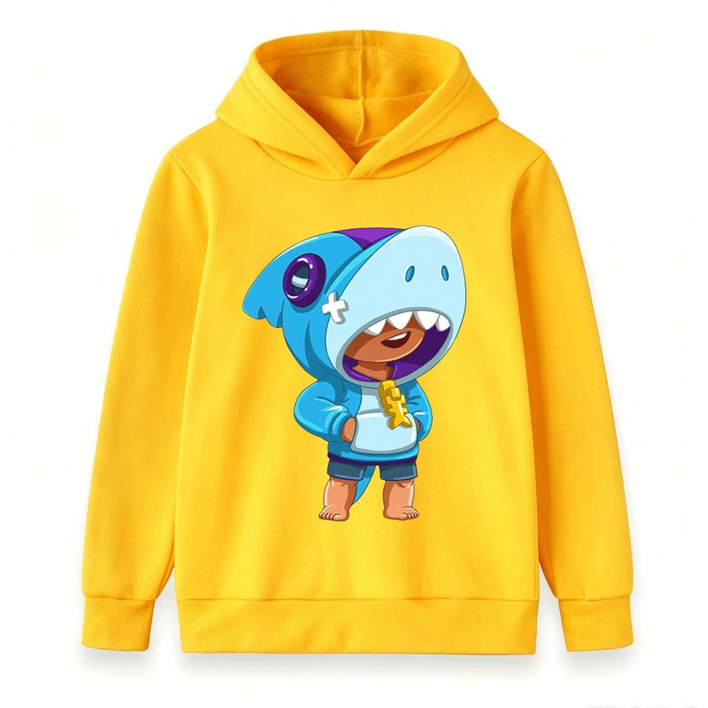 Kids Boys Girls Cartoon Shark Hoodie Cute Animal Cosplay Pullover Casual Lightweight Long Sleeve Sweatshirt for Toddlers