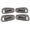 ide Interior Door Handle with Power Lock Hole Left Right 4PCS For Toyota Corolla 1998 1999 2000 2001 2002 69206-02060 New