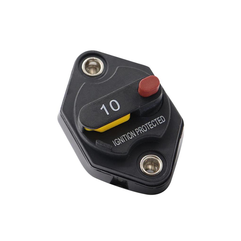 Car Audio Circuit Breaker Reset Fuse for System Protection Circuit Breaker Fuse Reset DC 12-32V Car Boat Auto Waterproof
