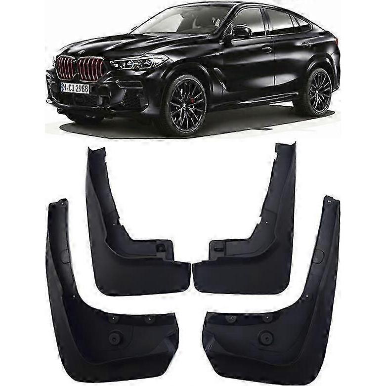Genuine Front & Rear Splash Guards Mud Flaps FOR 2020-2024 BMW X6 M Sport G06