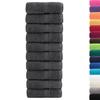 VidaXL Premium Washcloths SOLUND 10 Pieces Anthracite 30 X 30 Cm 600 G/m² 137150