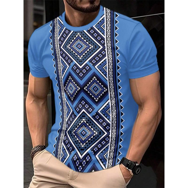 3D printed retro ethnic T-shirt
