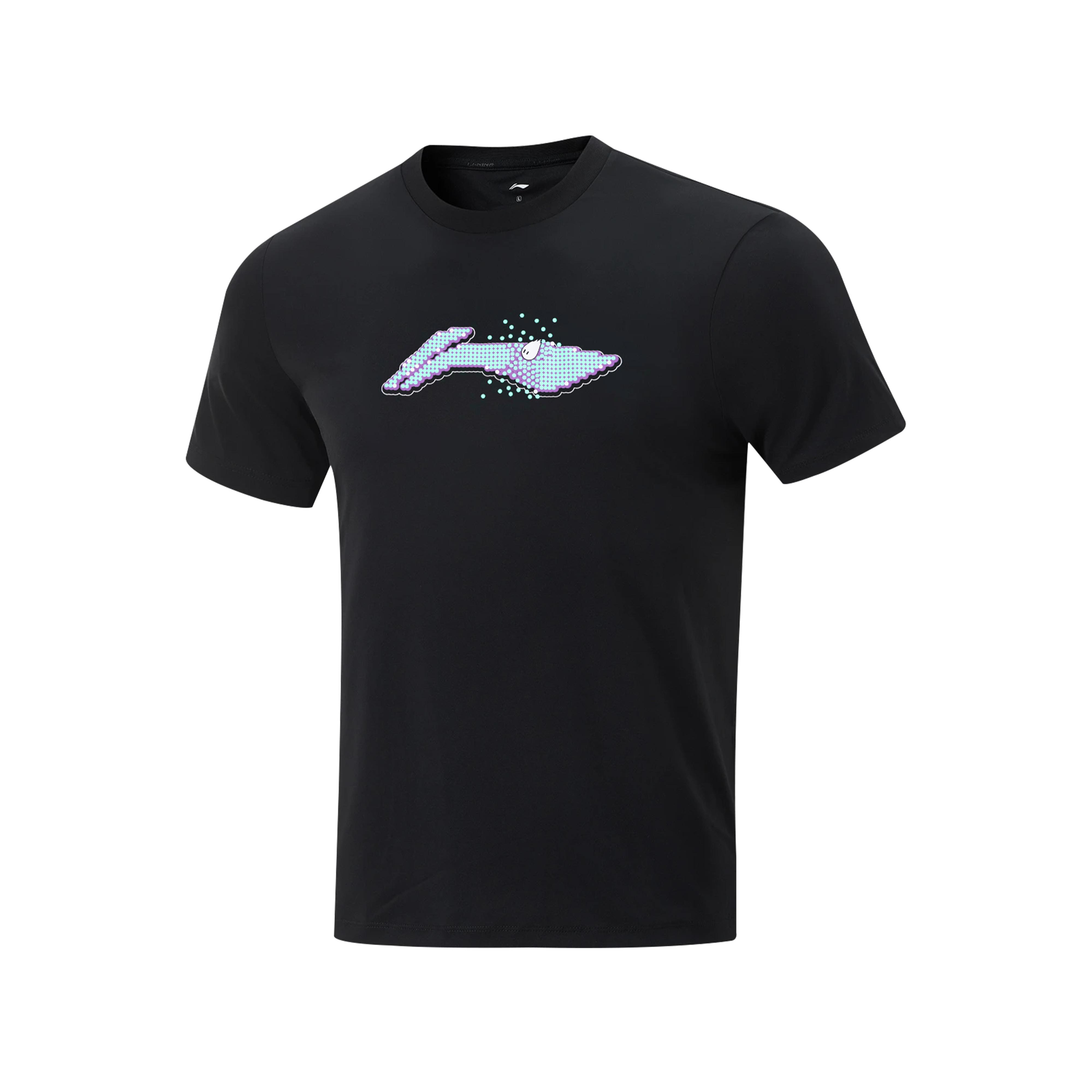Li Ning Table Tennis Collection T Shirt Unisex Black AHSW069-1 L