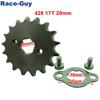428 13T 14T 15T 16T 17T 18T 20mm Front Engine Sprocket Gear For CRF XR 50 70 KLX110 TTR SDG SSR Lifan YX Loncin Zongshen Orion