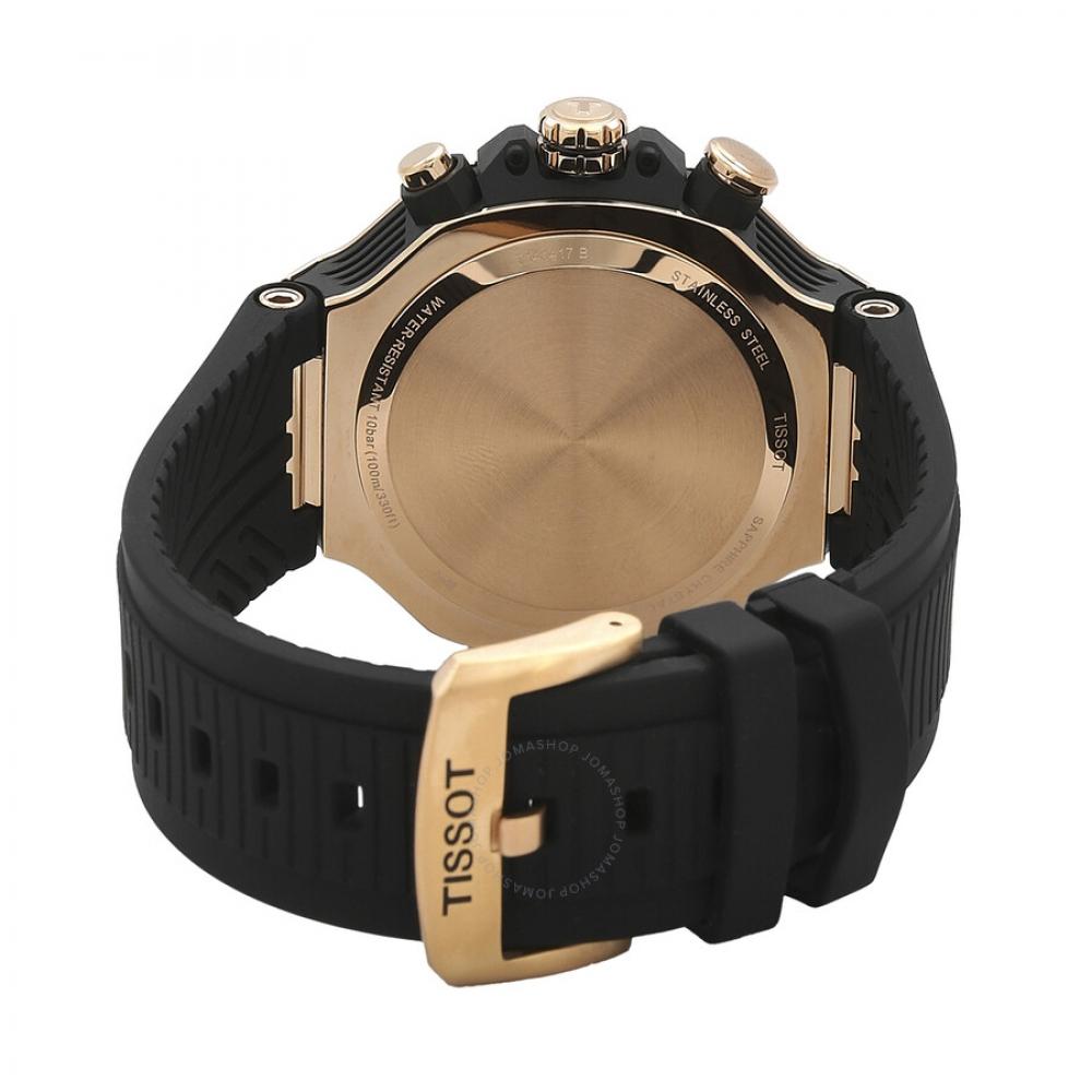 Tissot T Race Chronograph quarTz Black Dial Men S waTch T141.417.37.051.00