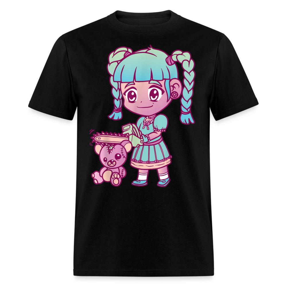 

Anime Aesthetic Pastel Goth Girl Chainsaw Teddy Bear Gifts T-Shirt 3XL