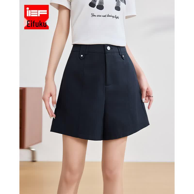 IEF Women s 2026 Summer Wide-Leg Shorts M