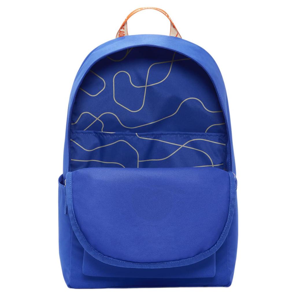 Nike Zaino Regular Unisex Heritage in Poliestere Blu DV6070-405