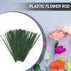 100pcs Plastic Floral Stem, Artificial Flower Rod Home Decor Art DIY Ornament  Room DecorationFor The Crafts Person