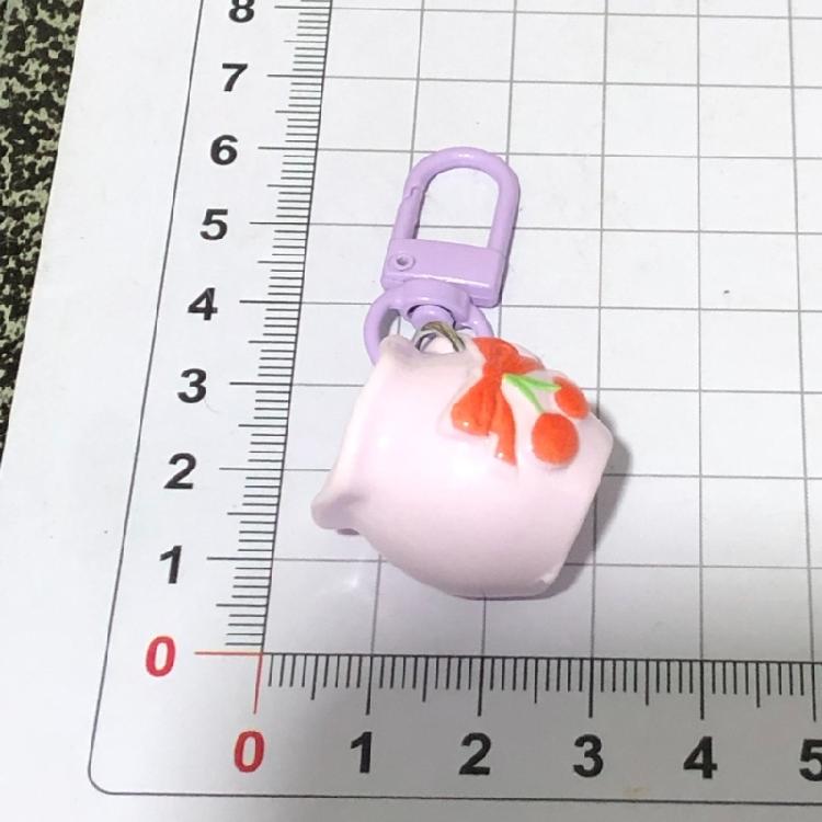 Portachiavi Vaso Affascinante Resina Colorata Artigianato Portatile Portachiavi Ornamento Regalo Per Migliore Amica Compleanni Festa di Natale