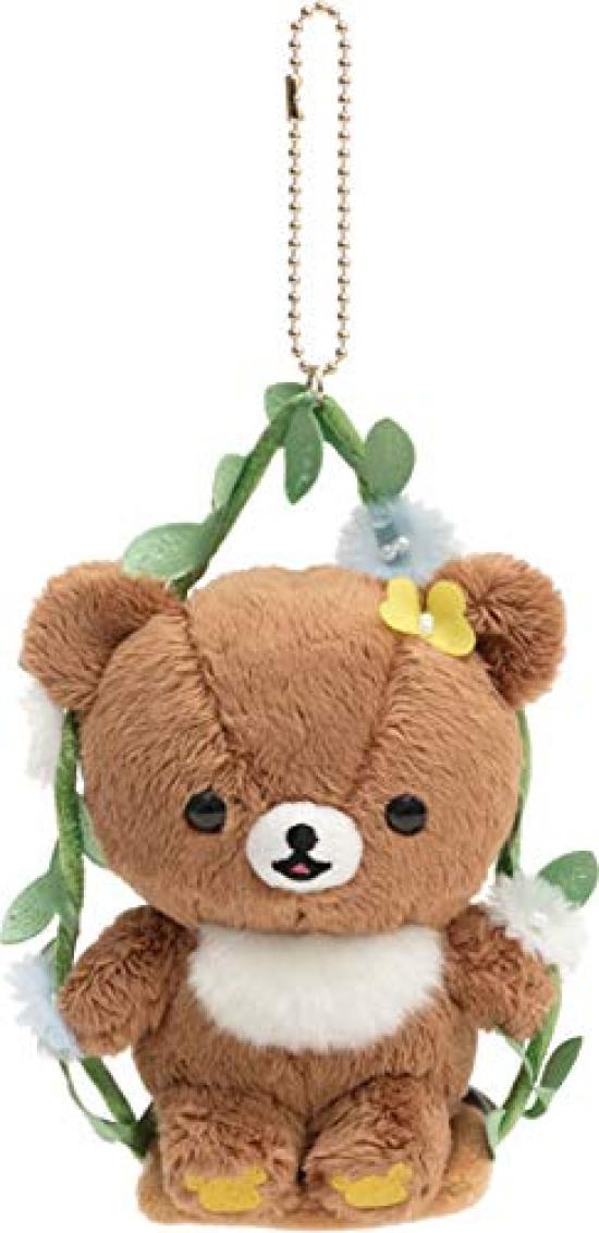 

Rilakkuma [Rilakkuma meets Chairoikoguma] Hanging Plush Toy - Little Bear