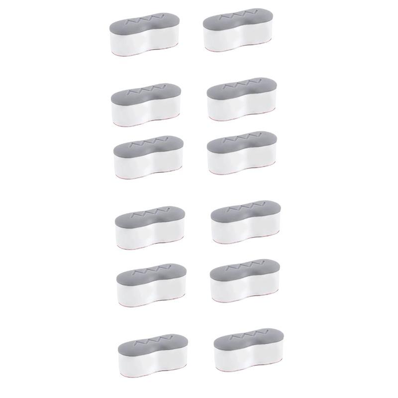 1-6 Stück Toilettensitzpuffer Selbstklebend Rutschfest Toilettendeckeldichtung Stoßfest Toilettensitzkissen, für Hotels und Familien