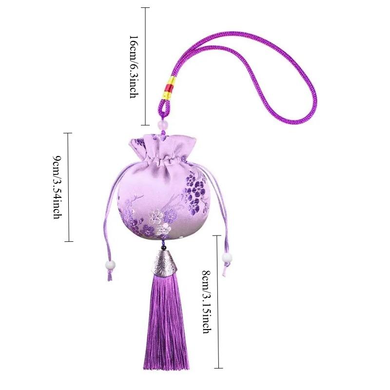 Sachet Sachet Empty Bag Chinese Style Jewelry Storage Handmade Vintage Tassel Lucky Embroidery Sachet Bag Drawstring Bag E6A4