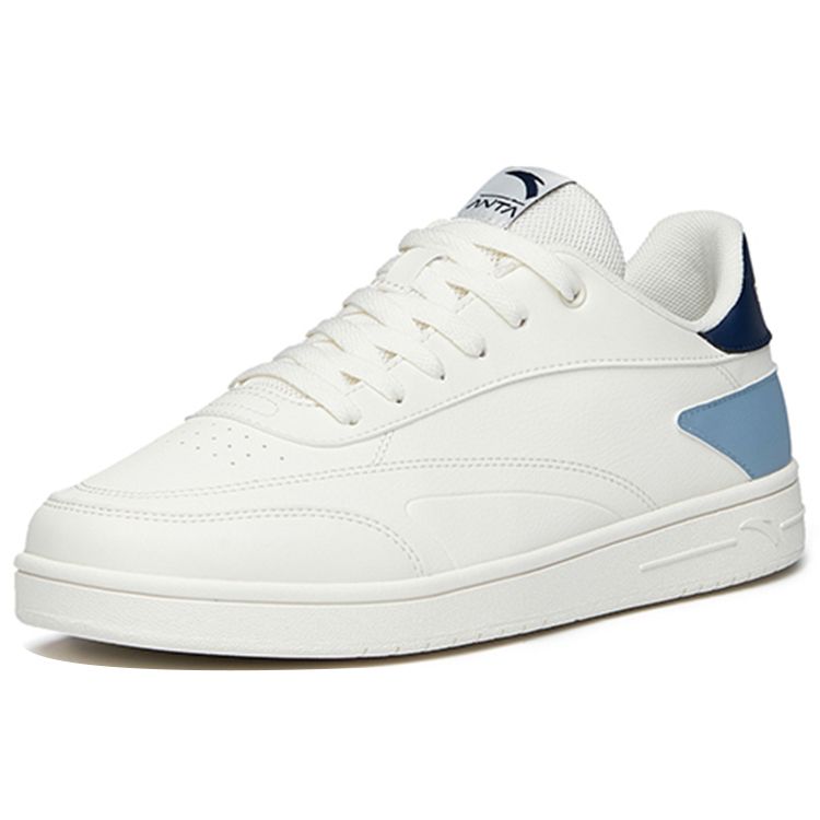 Anta Fashion Slip-Resistant Durable Lightweight Low-Top Skate Shoes Men sneaker White Blue 912038031R-10