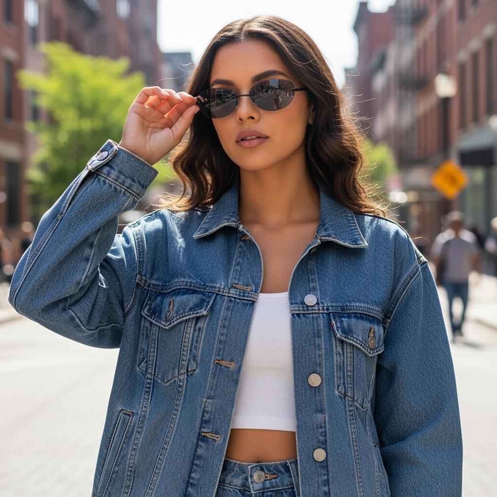 Y1K metal ins babes sunglasses women's retro frameless oval sunglasses concave fashion street sunglasses